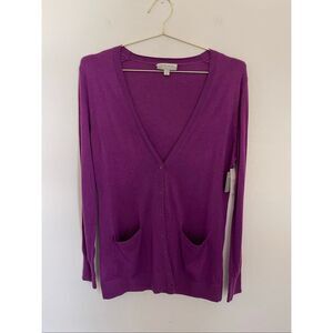 NORDSTROM COLLECTION Silk & Cashmere Cardigan Size Medium NWT